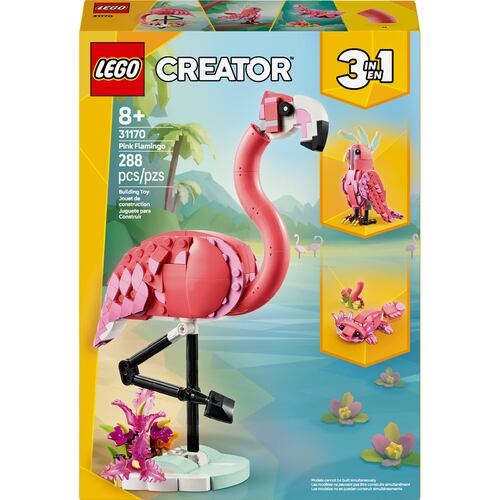 LEGO® Creator 3 en 1 Fauna Salvaje Flamingo