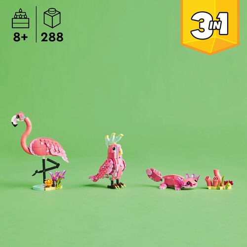 LEGO® Creator 3 en 1 Fauna Salvaje Flamingo