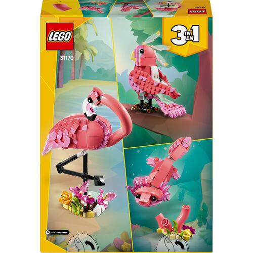 LEGO® Creator 3 en 1 Fauna Salvaje Flamingo