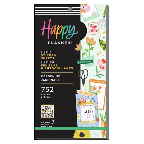 Block de Stickers The Happy Planner Gardening 752 Piezas