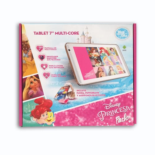 Paquete Tablet Princesas Kit 7