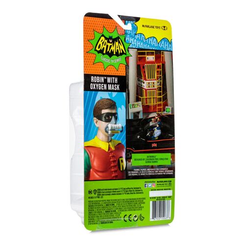 Figura de colección 15cm Robin con máscara de oxígeno Mc Farlane