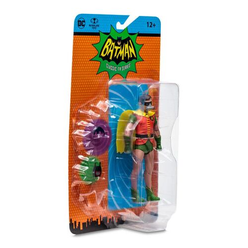 Figura de colección 15cm Robin con máscara de oxígeno Mc Farlane