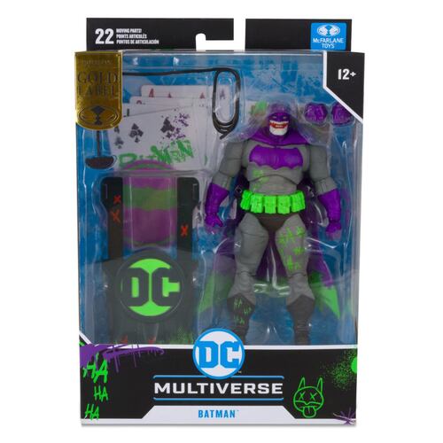 Figura de colección 7" Batman: Dark Knight Returns. Jokerized (Gold Label)