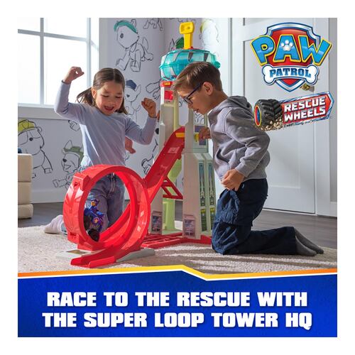 Torre con Luces y Sonidos Super Loop Rescue Wheels PAW Patrol