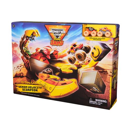 Set de Juego El Toro Loco Venom Velocity Scorpion Monster Jam