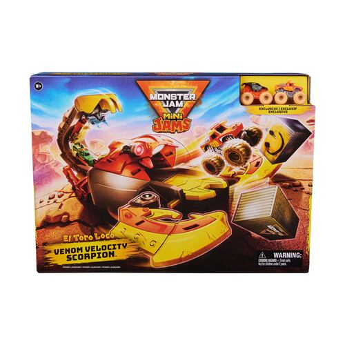 Set de Juego El Toro Loco Venom Velocity Scorpion Monster Jam
