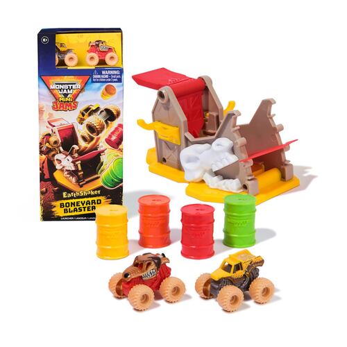 Set Earth Shaker Mini Jams Monster Jam ¡Diviértete sin Parar!