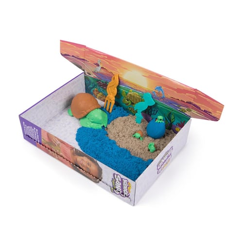 Kit Arena Moldeable Kinetic Sand Project Planet Playa de las Tortugas