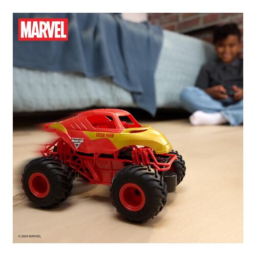 Vehículo Radio Control Marvel Iron Man Monster Jam
