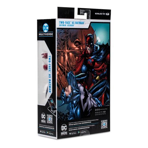 Figura de colección 7" Two-Face como Batman. Batman: Reborn
