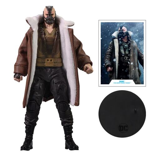 Figura de colección 7" Bane. The Dark Knight Rises. Variante con Abrigo (Gold Label)