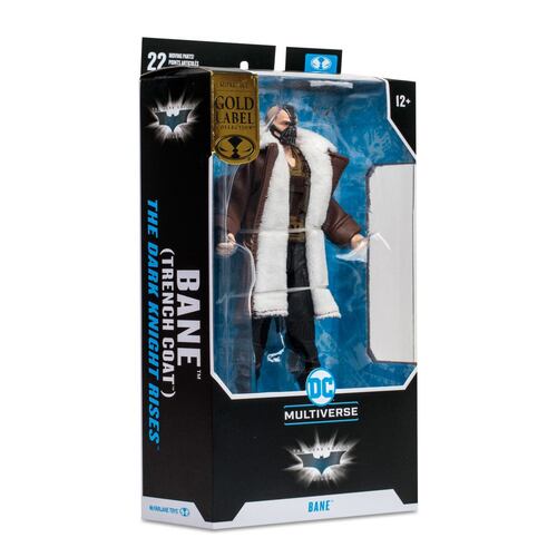 Figura de colección 7" Bane. The Dark Knight Rises. Variante con Abrigo (Gold Label)