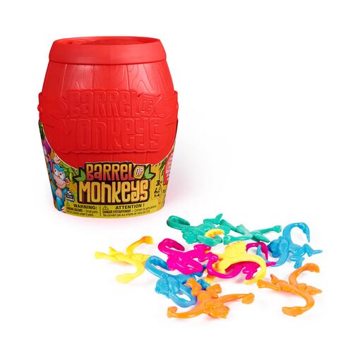 Set de figuras KIDS GAMES Barril de Monos