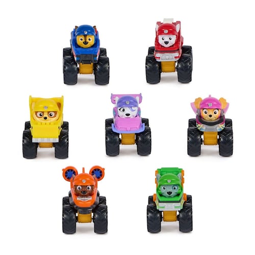 Set Pup Squad Rescue Wheels PAW Patrol 7 Vehículos