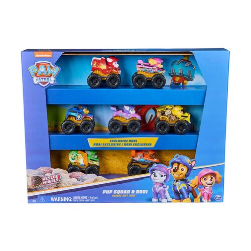 Set Pup Squad Rescue Wheels PAW Patrol 7 Vehículos