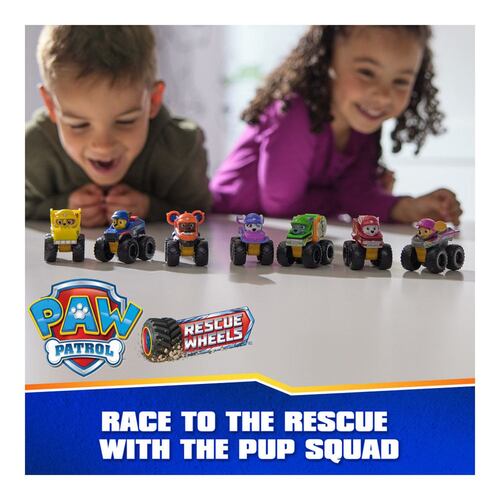 Set Pup Squad Rescue Wheels PAW Patrol 7 Vehículos