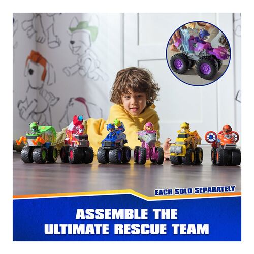 Vehículo PAW Patrol Roxi Camión Monstruo Rescue Wheels