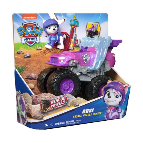 Vehículo PAW Patrol Roxi Camión Monstruo Rescue Wheels