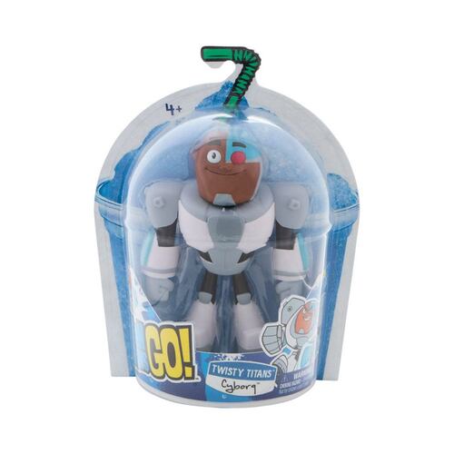 Figura de Acción Twisty Titans Cyborg Teen Titans Go! ¡Colecciónalos Todos!