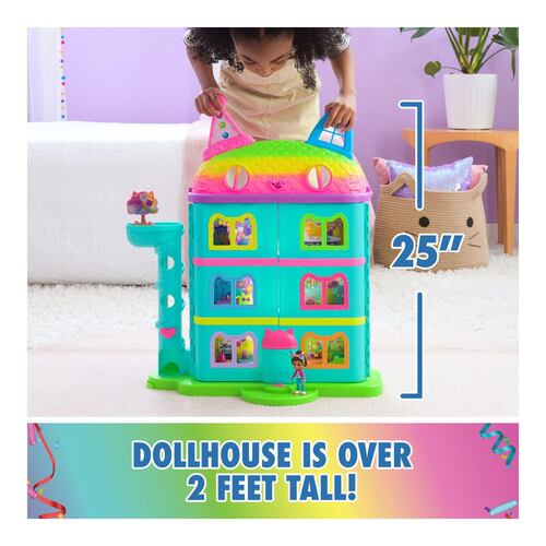 Casa de Muñecas Celebración Temática Arcoíris 60 cm Gabby's Dollhouse