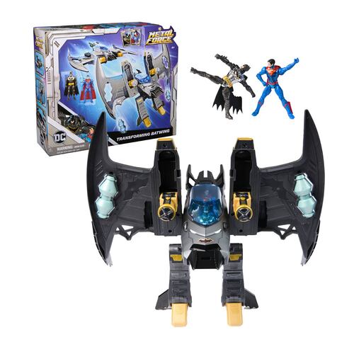 Set de Nave con figuras METAL FORCE Batwing Transformable