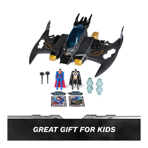 Set de Nave con figuras METAL FORCE Batwing Transformable