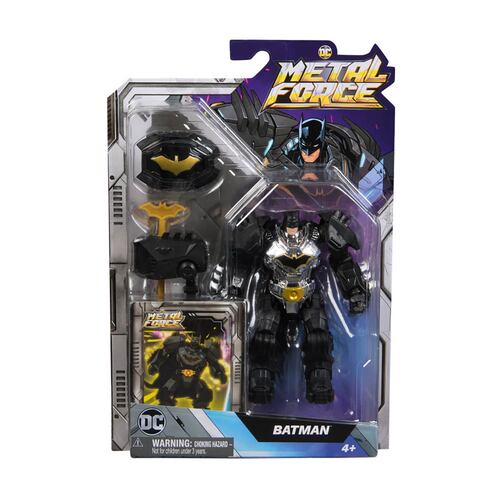 Figuras Coleccionables METAL FORCE  Héroes del Universo DC de 4.3in