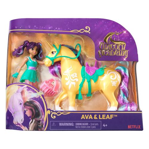 Set Muñecas Coleccionables Ava & Leaf de Academia Unicornio