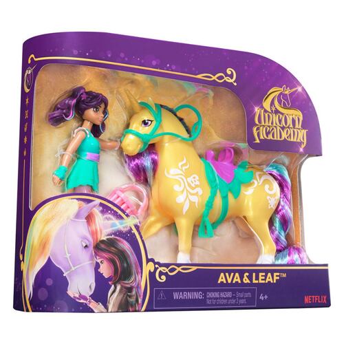 Set Muñecas Coleccionables Ava & Leaf de Academia Unicornio