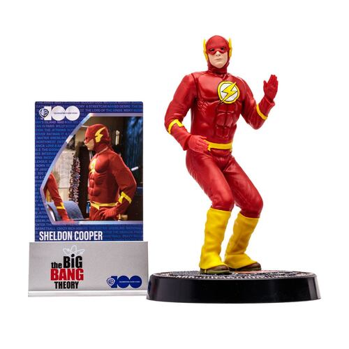 Estatua 6" Sheldon como Flash (The Big Bang Theory)