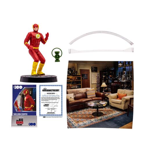 Estatua 6" Sheldon como Flash (The Big Bang Theory)