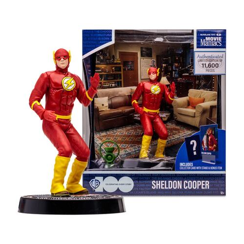 Estatua 6" Sheldon como Flash (The Big Bang Theory)