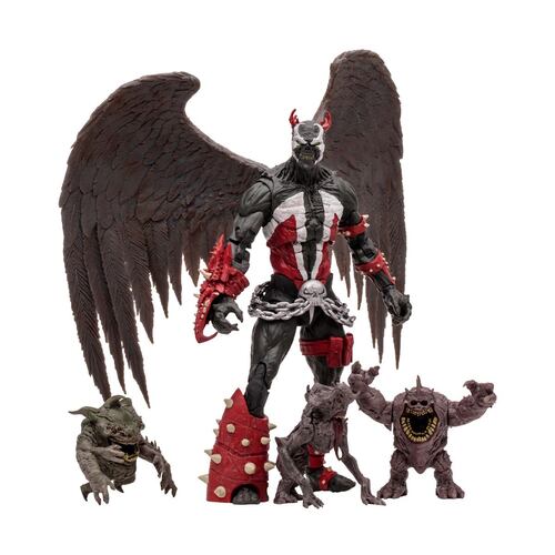 MegaFigura King Spawn con Alas y Minions