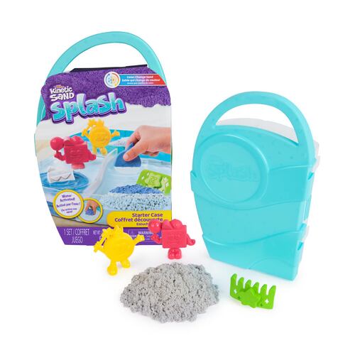 Estuche de Arena Moldeable KINETIC SAND Cambia de Color Incluye Accesorios