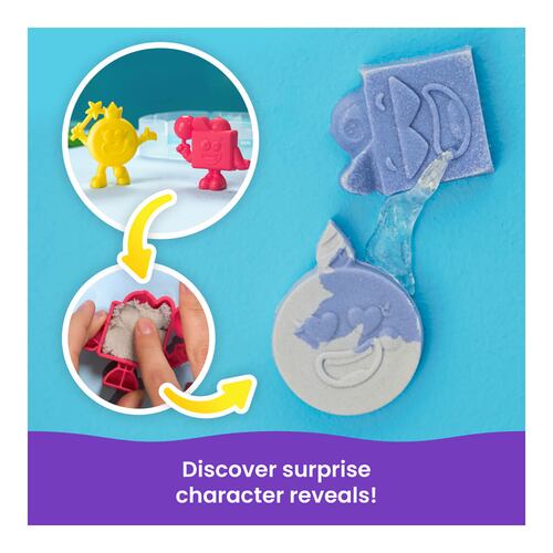 Estuche de Arena Moldeable KINETIC SAND Cambia de Color Incluye Accesorios