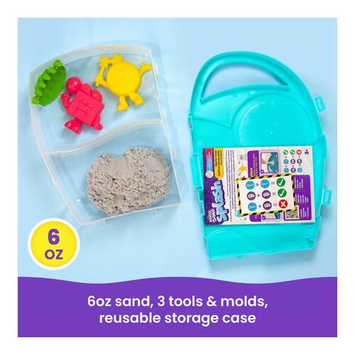 Estuche de Arena Moldeable KINETIC SAND Cambia de Color Incluye Accesorios