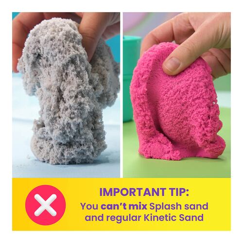 Estuche de Arena Moldeable KINETIC SAND Cambia de Color Incluye Accesorios