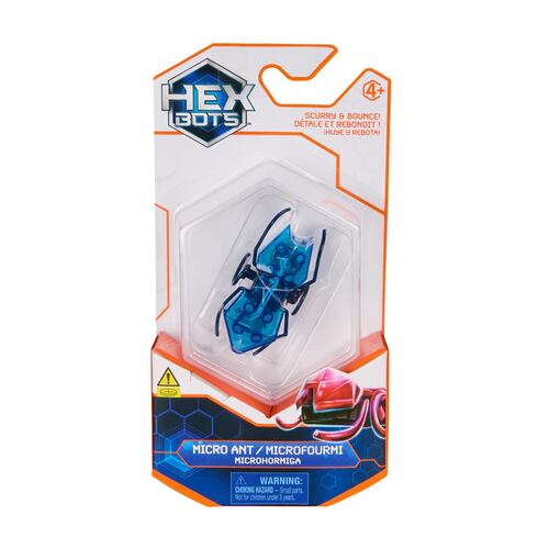 Figura Insecto Sensorial Micro Hormiga Hex Bots ¡Huye y Rebota!