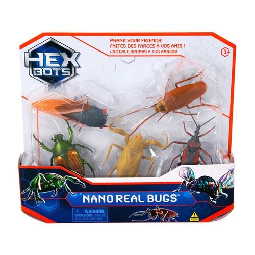 Set Insectos Nano Real Hex Bots ¡Juégale Bromas a tus Amigos!