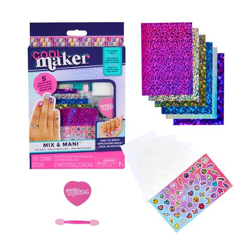 Kit de Diseño de Uñas COOL MAKER Go Glam Foil Nails