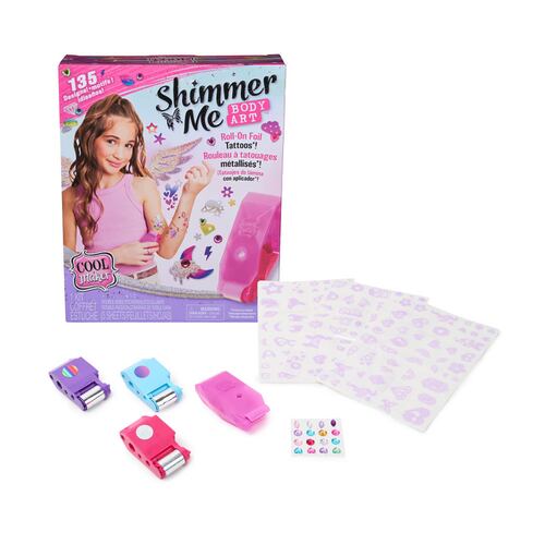 Kit de Tatuajes Temporales COOL MAKER  Shimmer Me Refresh
