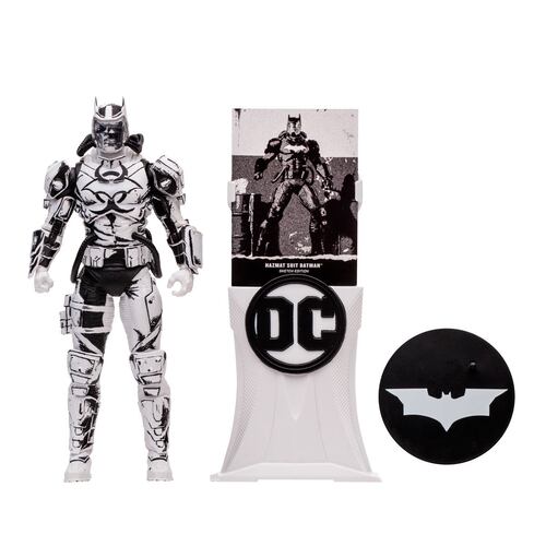Figura 7" Batman Hazmat Suit (Line Art) (Gold Label)
