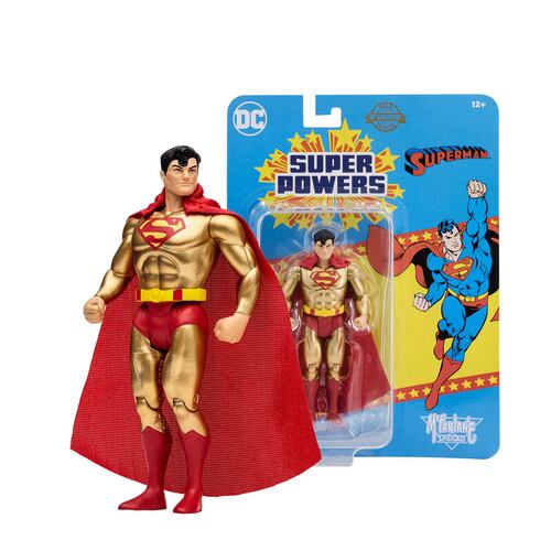 Figura 5" Super Powers WV7 Superman (Gold Edition) (SP 40 Aniversario)