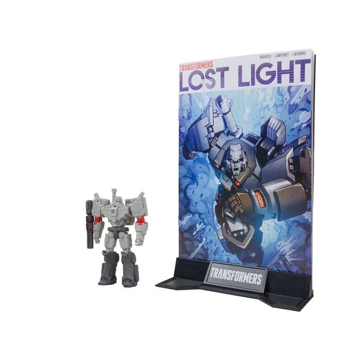 2 Pack Figuras 3" Optimus Prime & Megatron (con cómic)