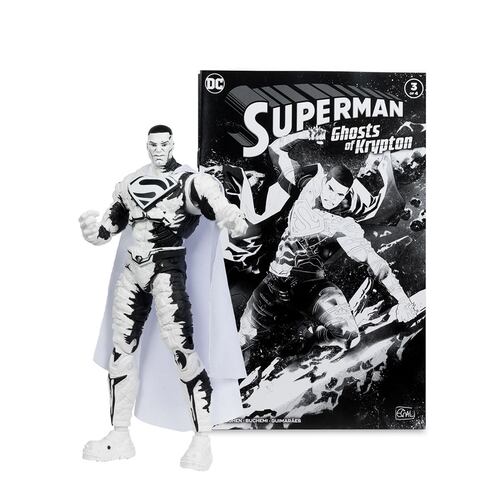 4 Pack Figuras 7" Superman Series (Sketch Edition) (GOLD LABEL) (con cómic)