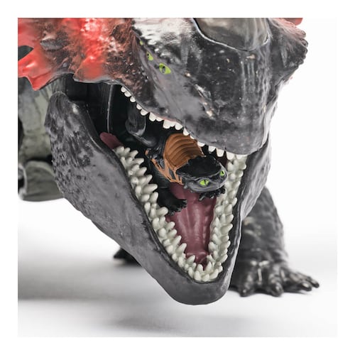 Dragón Red Death Chomping Rampage de 11 Pulgadas con Min Figura de la Película DRAGONES