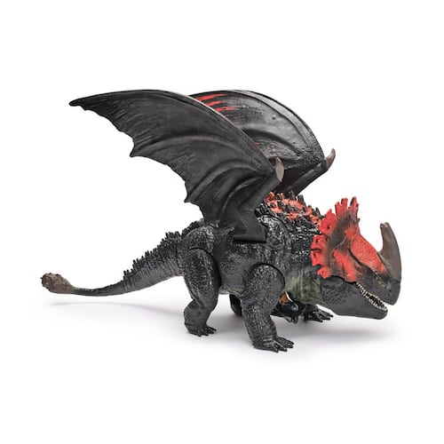 Dragón Red Death Chomping Rampage de 11 Pulgadas con Min Figura de la Película DRAGONES