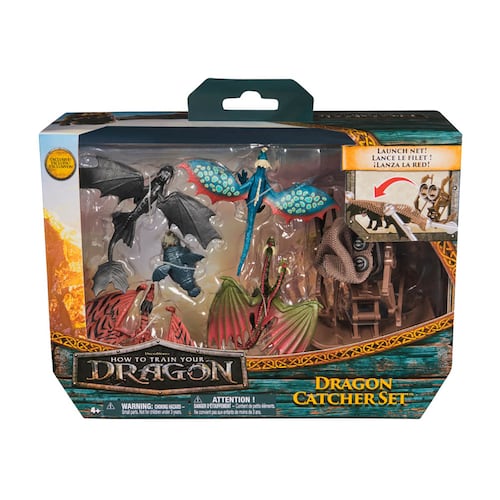 Set de minifiguras dragones capturados de la Película DRAGONES