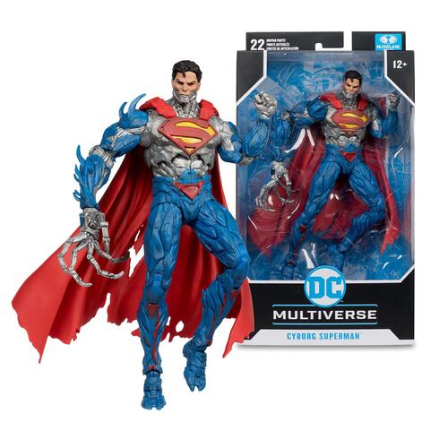 Figura de Acción DC Multiverse Cyborg Superman